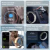 New Smart Ring Bluetooth 2025 Waterproof Lightweight Heart Rate&Blood Oxgyen&Sleep Monitoring Men Women Gifts For Xiaomi