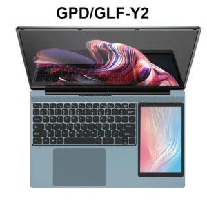 Sad0acff547cd453c924a722632e3ad7dM.webp New Dual Screen Laptop 15.6 Inch IPS+7'' Touch Business Computer Gen Intel N100 Max 32G DDR4 M.2 2T SSD Slim Office Notebook