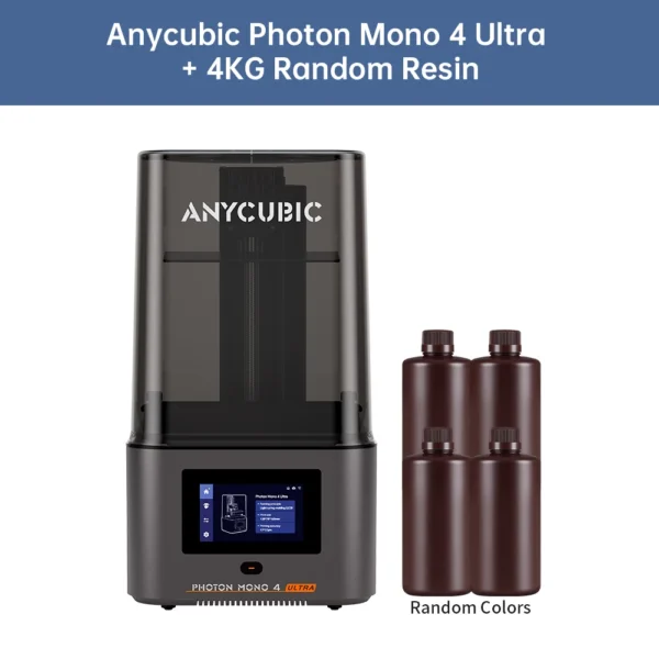 PRESALE ANYCUBIC Photon Mono 4 Ultra V2 3D Printer 10K 7'' high-definition screen UV Resin 3D Printing Size 236mmx231mmx430mm