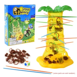 Saee9d7d8872841f78cd0844060edced19.webp Funny Monkey Climbing Tree Games Toy Turn Monkeys Down Monkey Tree Climbing Toy Parent Child Interactive Party Desktop Game Toys