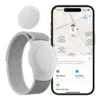 GPS Tracker for Kids (iOS only)Teen,Special Needs, Elderly,Real-Time Kids Tracker Watch Band Works with Find My (iOS Only) APP
