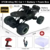 RC Off Road Cars 1:12/16 4WD 20KM/H High-Speed Remote Control Car 2.4G with LED Lights Monster Truck Ideal Outdoor Vehicle Gifts
