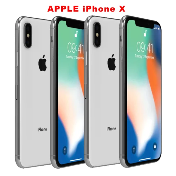 Original iPhone X  Mobile Phone 3D Touch 3GB RAM 64GB/256GB ROM Face ID 5.8" OLED Screen 12MP+7MP Hexa Core iphone x cellphone
