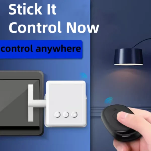 Wireless Control Light Switch Off Tool Automatic Button Pusher Intelligent USB Rechargeable Lazy Remote Control Switch