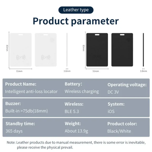 Wireless Charger Google Find My Device Tracker Card  Wallet GPS Locator Smart Mini Tag Device Find My Airtag Replacement