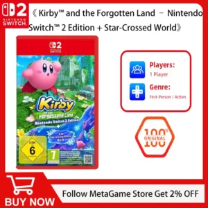 Nintendo Switch 2 Game -Kirby and the Forgotten Land + Star-Crossed Worldr-Crossed World + Star-Crossed World