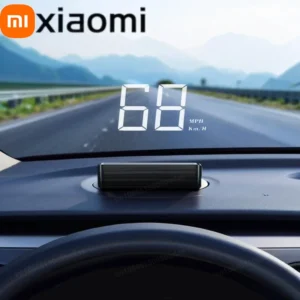 Xiaomi In-vehicle Speedometer HUD Head Up Speed Mete Display Digital GPS Compass Multifunctional Car Windshield Projector NEW