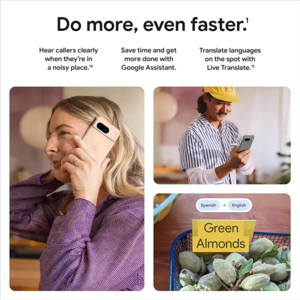 Google Pixel 8 5G Pixel8 6.2 inch OLED 8GB RAM 128/256GB ROM NFC Octa Core Google Tensor G3 Original Unlocked Android Cell Phone