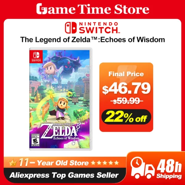 THE LEGEND OF ZELDA ECHOES OF WISDOM for NINTENDO SWITCH game physical