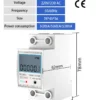 Sbaaaeb25d4ce43b1b33cf51127bbe203Z.webp GTRIC Electric Energy Meter 2P Single Phase LCD Digital Display DIN Rail Mounting 2-wire Electric Meter Wattmeter AC 230V 50Hz