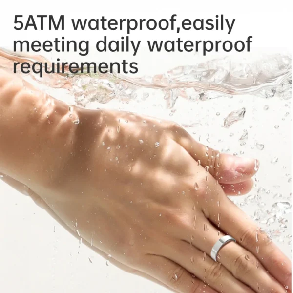 SIMSONLAB 2025 Smart Ring Bluetooth Call Heart Rate Blood Pressure Monitor 5ATM Waterproof Health Ring Men Women For Xiaomi Gift