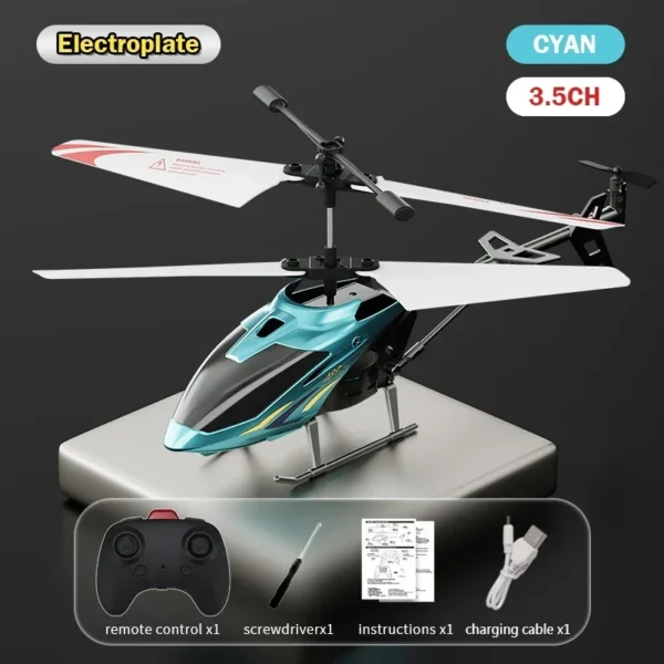 2.5/3.5Ch Rc Helicopter Plane 2.4G Remote Control Aircraft Fall-Proof Cool Lights Drone Airplane Model Children Birthday Gifts