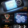 Cubot KingKong 11 Rugged 5G Smartphone 10200mAh Battery Dimensity 7025 32GB RAM(16+16) 256GB ROM 108MP Camera Android 15 NFC