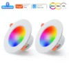 Tuya Bluetooth Smart LED Downlight 10W Smart Life APP LED Lamp Bulb Dimmable RGB RF 2.4G Remote Group Control Led Spot Lights