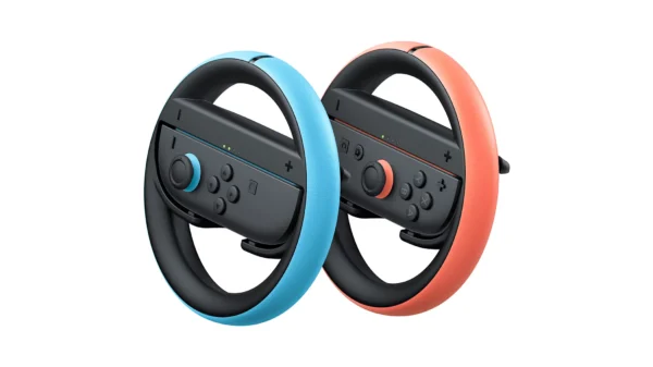Nintendo Switch 2 Accessories 2 Set Joy-Con 2 Wheel Steering Wheel 100% Original for Switch 2 Joy Con and Mario Kart World Game