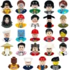 City Characters Building Blocks Mini Dolls Statues Police Firefighter Doctor Engineer Building Blocks Holiday gifts for kids