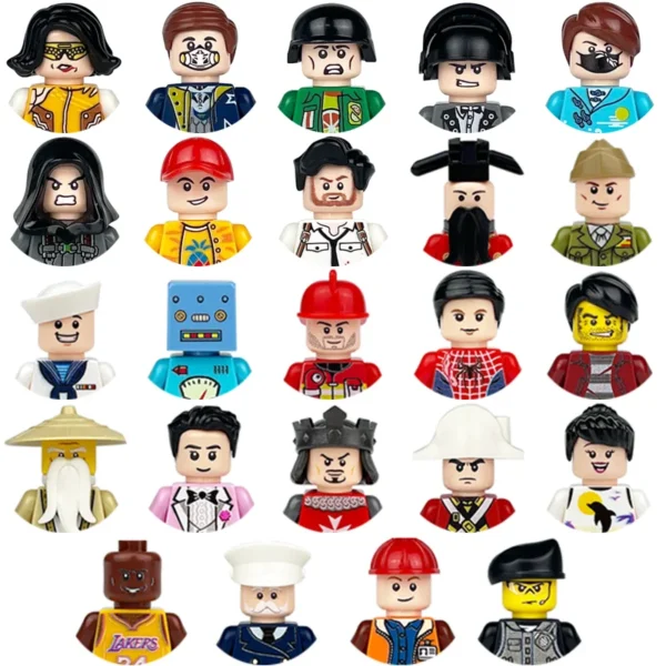 City Characters Building Blocks Mini Dolls Statues Police Firefighter Doctor Engineer Building Blocks Holiday gifts for kids