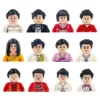 City Characters Building Blocks Mini Dolls Statues Police Firefighter Doctor Engineer Building Blocks Holiday gifts for kids