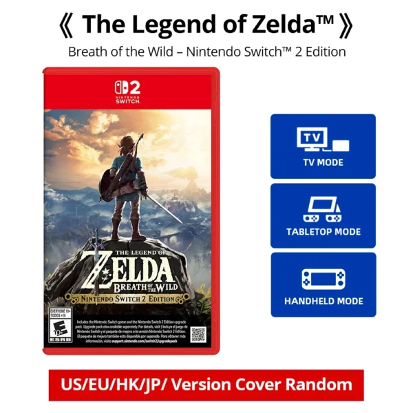 Nintendo Switch 2 The Legend of Zelda: Breath of the Wild Juegos Games Deals 100% Official Physical Game Card Action Genre Game