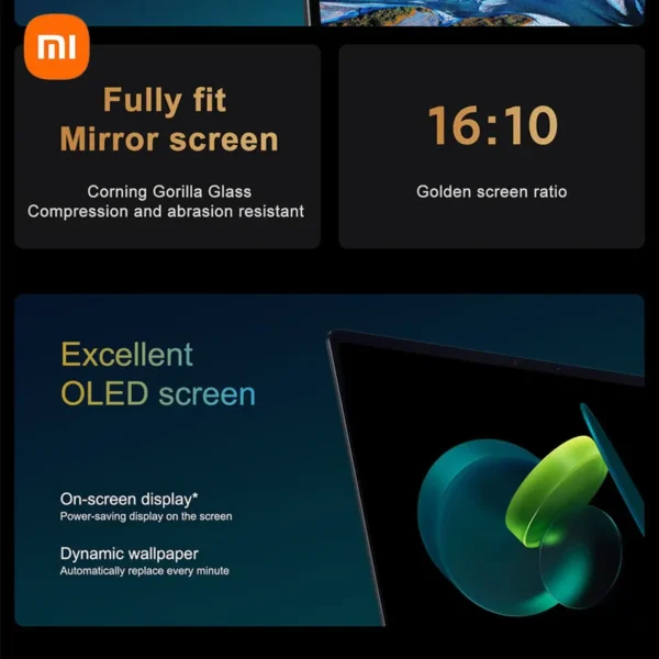 Original Xiaomi Pro 15 Laptop 15.6 Inch 3.5K E4 OLED Screen Notebook i5-11320H 16GB 512GB NVIDIA MX450 Graphics Netbook Computer