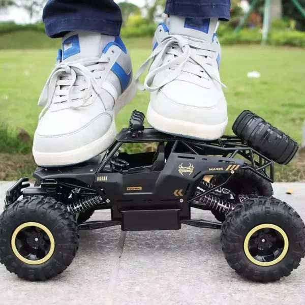RC Off Road Cars 1:12/16 4WD 20KM/H High-Speed Remote Control Car 2.4G with LED Lights Monster Truck Ideal Outdoor Vehicle Gifts