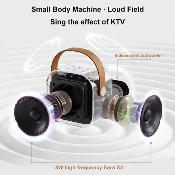 2025 k12 microphone audio integrated microphone karaoke wireless Bluetooth audio home national singing children's family ktv