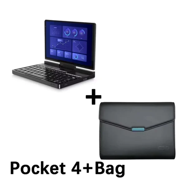GPD Pocket 4 Mini Laptop 8.8-inch AMD AI 9 HX 370 64GB RAM Portable Mini PC 2TB NVMe flipped 180° business Laptop Computer