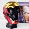 New Marvel Electric Iron Man 1:1 Mk50 Mk5 Helmet Voice Control Eyes With Light Model Toys Adult Technology Wearable Xmas Gift