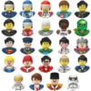 City Characters Building Blocks Mini Dolls Statues Police Firefighter Doctor Engineer Building Blocks Holiday gifts for kids