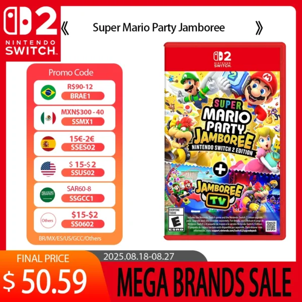 Nintendo Switch 2 Game Deals - Super Mario Party Jamboree – Nintendo Switch 2 Edition + Jamboree TV