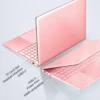 2025 11th Gen Intel Celeron N5095 Laptop  Windows10/11, Max 32GB RAM,128gb- 2TB SSD, 2.4G/5G WiFi, BT, Girlish style Pink Keybd