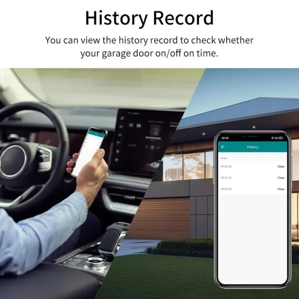 100-240V Tuya Zigbee WiFi Gate Opener Module Smart Garage Door Controller Switch Smart Life App Remote Control Alexa Google Home