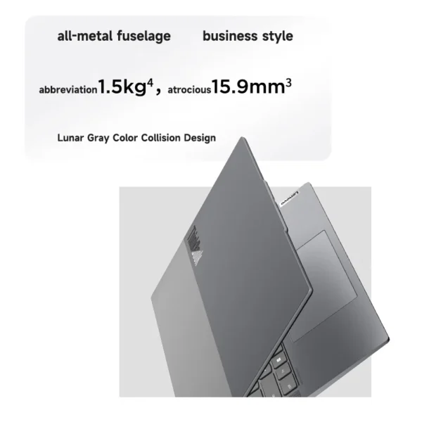 Lenovo Laptop Thinkbook 14+ 2025 Intel Evo 14.5" 3K 120Hz Ultra5 225H/Ultra7 255H/Ultra9 285H 32GB LPDDR5x 1TB SSD Notebook PC