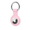 Silicone Case for Airtag Air Tag Dog Cat Pet Collar Keys Tracker Protective Full Cover Waterproof Anti-lost Keychain Holder