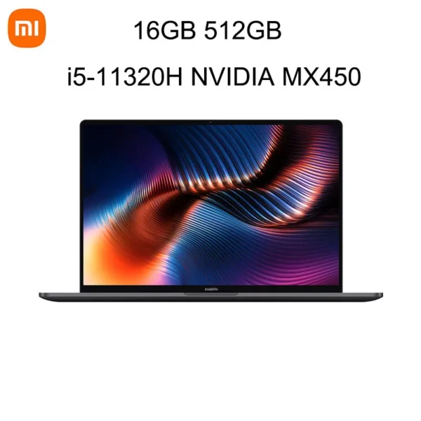 Original Xiaomi Pro 15 Laptop 15.6 Inch 3.5K E4 OLED Screen Notebook i5-11320H 16GB 512GB NVIDIA MX450 Graphics Netbook Computer