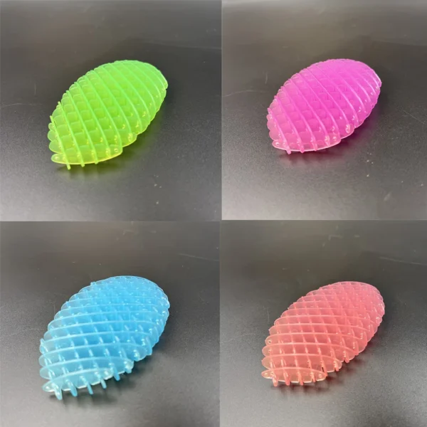 Worm Unboxing Deformation 2024  Big Bracelet Toy Fidget Worm Night Glowing Pressure Reducing Squishy Worms Reduce PressureToy