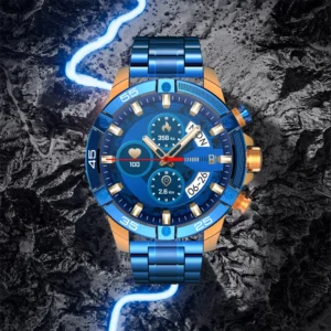 Scb313ca4a69f426e93c90f0c65e12097m.webp New Men Smart Watch Business AI Voice Assistant Durable Health Monitoring Waterproof Bluetooth Call For Android IOS Smartwatches