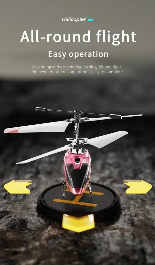 2.5/3.5Ch Rc Helicopter Plane 2.4G Remote Control Aircraft Fall-Proof Cool Lights Drone Airplane Model Children Birthday Gifts