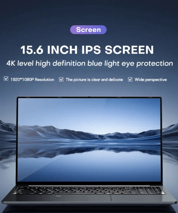 ACEKAMAS 15.6" Gaming Laptop Computer AMD A4-7210 MX350 Discrete Graphics Fingerprint Unlock Notebook PC Windows 11 Pro Laptops