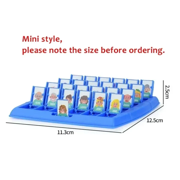 Scc5fc3bbde8741e8921de7a9fbf4275bs.webp Guess Who I Am Board Game Parent-child Interaction Toy Logical Reasoning CHILDREN'S Puzzle Guess Me You My Character Chessboard