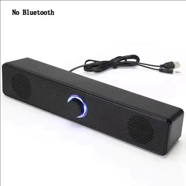 PC Soundbar Wired and  Bluetooth Speaker USB Powered Soundbar for TV Pc Laptop Gaming Home Theater Surround Audio System