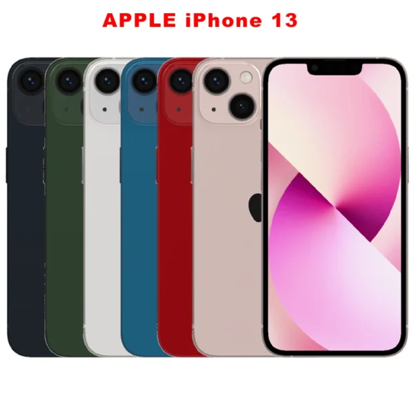 Original Apple iPhone 13 Mobile Phone 128GB/256GB/512GB Face ID NFC 6.1'' XDR OLED 12MP Bionic A15 Hexa Core IOS iphone 13