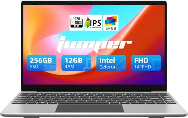 14 Inch 12GB LPDDR4 RAM 512GB SSD ROM  Windows 10 Computer Laptop PC 4-Core Processor WIFI 1080p FHD IPS Screen with Celeron