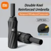 Xiaomi Automatic Umbrella 24 Bone Solid Color Light Collapsible Large Format Outdoor Waterproof Sunshade Uv Protection Umbrella