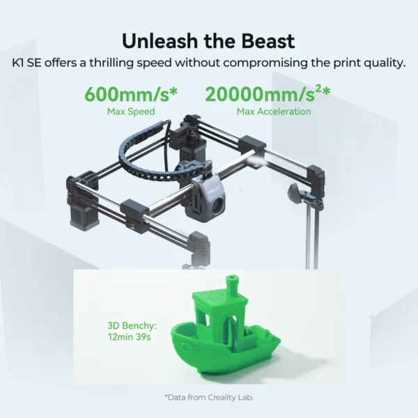 CREALITY K1 SE & K1C & K1 MAX 3D Printer 600mm/S High-Speed Printing AI LIDAR AI CAMEAR Auto Leveling Dual-Gear Direct Extruder