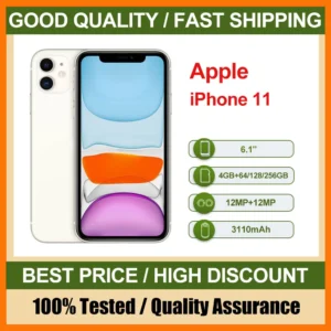 Sd0ea56fcb56a493f8802c716d0822aecD.webp Original Used Apple iPhone 11 Unlocked 4G Mobile Phone Face ID 6.1" 64/128/256GB ROM 12MP IOS NFC Camera Hexa-core Smartphones