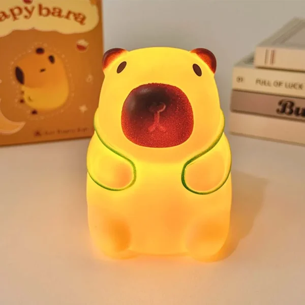Sd0fb3ae49c944736b240c90d2dcd70b2Q.webp 2025 New Hot selling cute cartoon Capybara night light, cute style light, soft and glowing bedside companion, children's gift