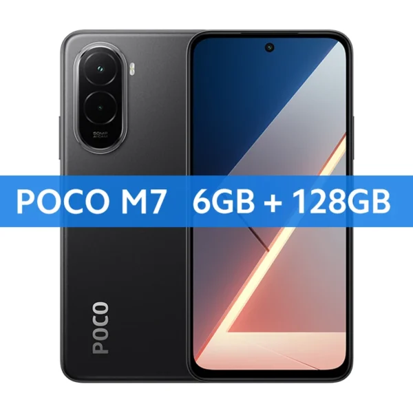 POCO M7 5G Global Version Snapdragon® 685 Smartphone 6.9" 144Hz FHD+ DotDisplay 50MP Camera 7000mAh Battery Xiaomi HyperOS 2 NFC