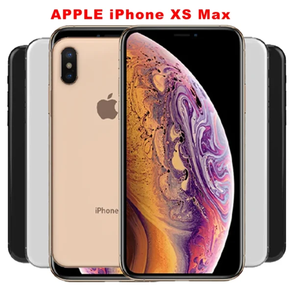 Original Apple iPhone XS Max Mobile Phone Face ID XSMAX 64GB/256GB ROM 6.5" 3D Touch 12MP NFC A12 Hexa Core IOS xs max