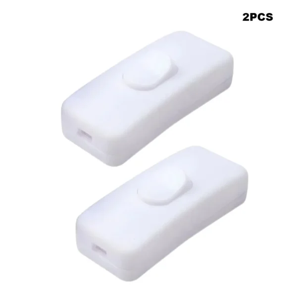 Sd43722acfc5c43aa95063d98257eea0eD.webp 1PCS DIY ON/OFF Inline Switch Black Inline Table Lamp Desk Light Cord Cable Switch 110-250V